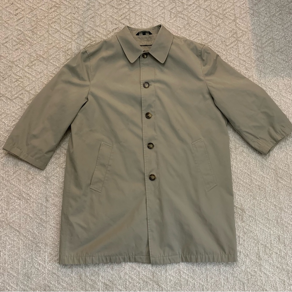 Lauren Ralph Lauren trench Coat Women’s L tan mid length removable liner VTG